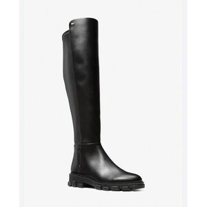 NEW/NO BOX Michael Kors Ridley Riding Boots Black, Size 6.5 Lug Sole